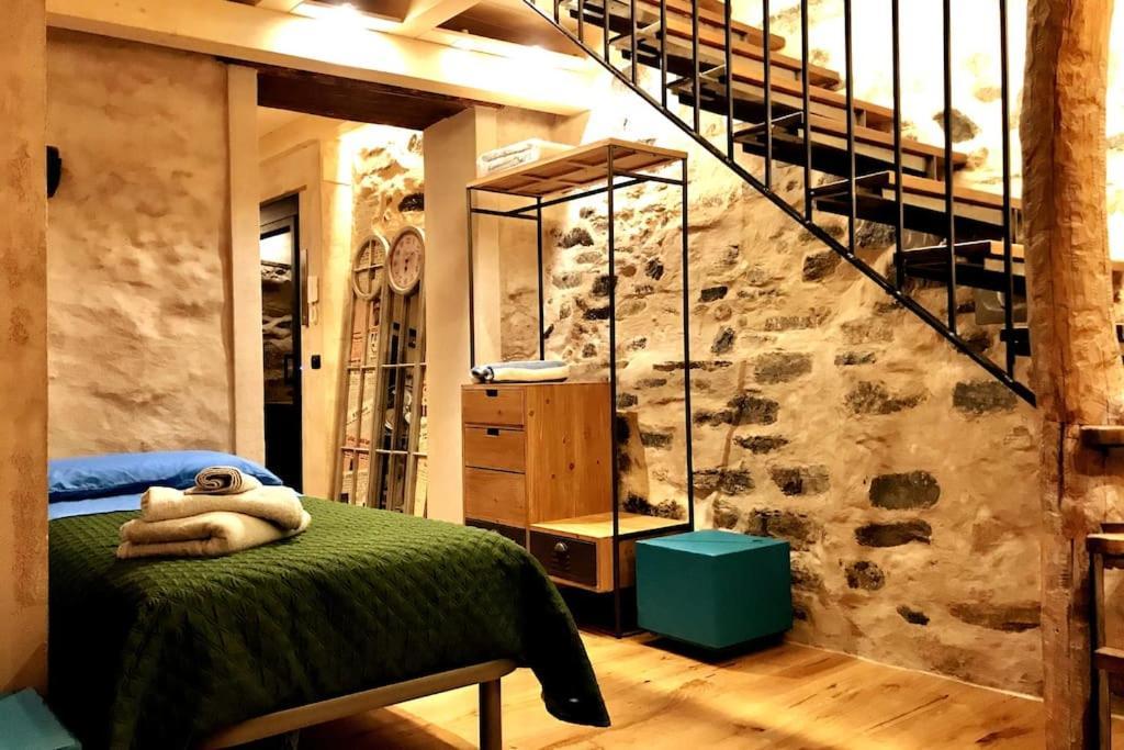Romantic Home Stone With Amazing View Lake Of Como And Oleandra Laglio Exteriér fotografie
