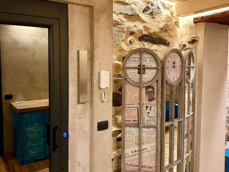 Romantic Home Stone With Amazing View Lake Of Como And Oleandra Laglio Exteriér fotografie