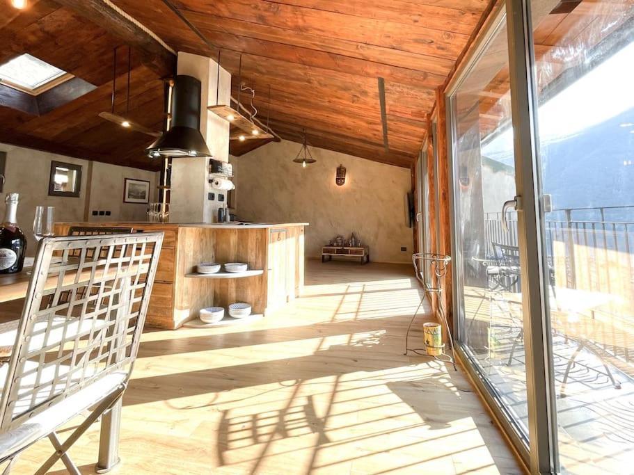 Romantic Home Stone With Amazing View Lake Of Como And Oleandra Laglio Exteriér fotografie